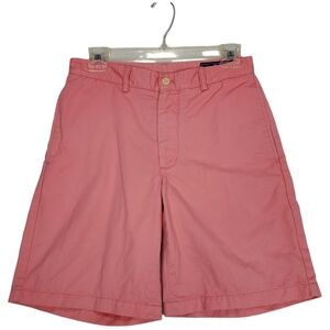 Vineyard Vines Men's Pink Club Shorts 100% Cotton Chino Flat Front Size 28